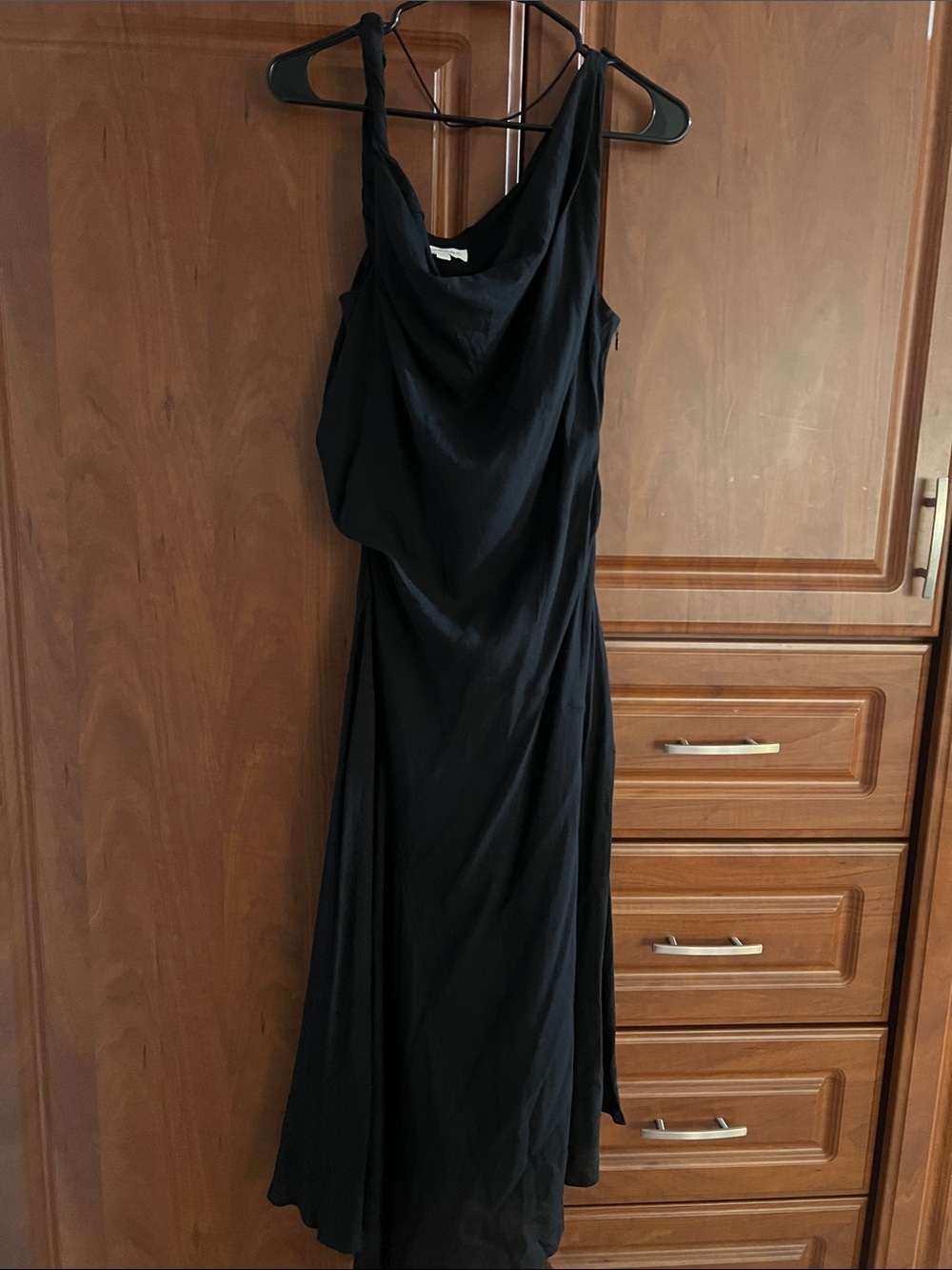 Banana Republic Black Cowl Maxi Dress